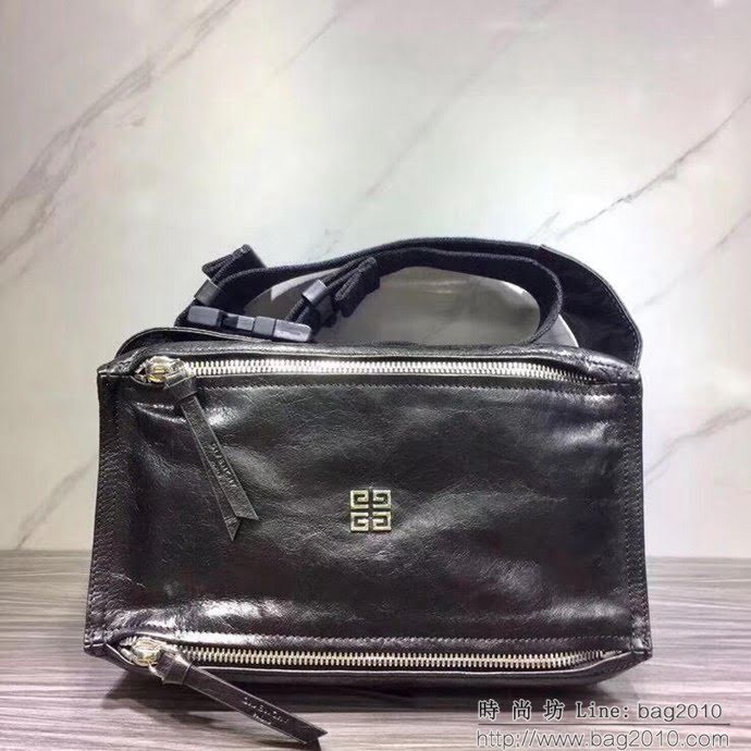 GlVENCHY紀梵希 新款雙拉鏈 全皮 斜挎胸包 單肩包  tsg1245